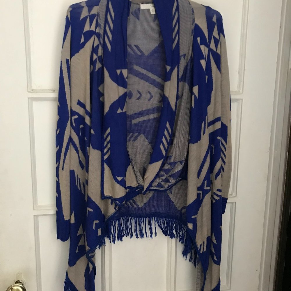 Say What? Women's Cardigan size xs, multi colored